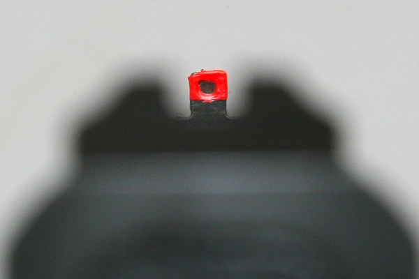 Painting front sight